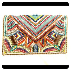 BCBG Beaded Clutch *Brand New*